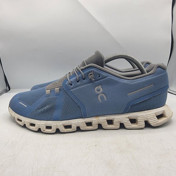 On Cloud 5 Mens 10.5 Blue Stellar Eclipse Athletic Shoes Running Walking Comfort - Picture 12 of 14